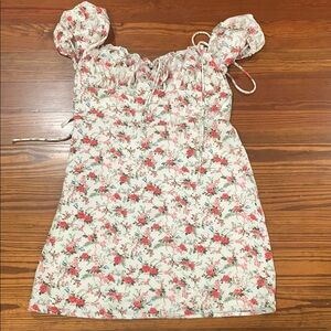 Floral Puff Sleeve Dress